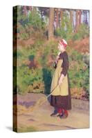 Mother Goose, C.1908-Thomas Cooper Gotch-Stretched Canvas