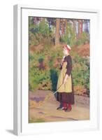 Mother Goose, C.1908-Thomas Cooper Gotch-Framed Giclee Print