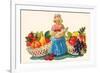 Mother Goose & Fruits-null-Framed Premium Giclee Print