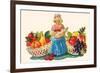 Mother Goose & Fruits-null-Framed Premium Giclee Print