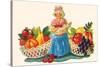Mother Goose & Fruits-null-Stretched Canvas