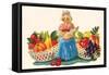 Mother Goose & Fruits-null-Framed Stretched Canvas