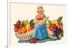 Mother Goose & Fruits-null-Framed Art Print