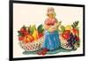 Mother Goose & Fruits-null-Framed Art Print