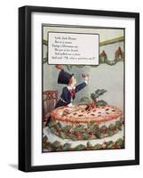 Mother Goose: Jack Horner-Frederick Richardson-Framed Giclee Print