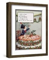Mother Goose: Jack Horner-Frederick Richardson-Framed Premium Giclee Print