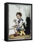 Mother Goose: Jack Horner-Arthur Rackham-Framed Stretched Canvas