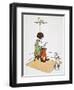 Mother Goose: Jack Horner-Blanche Fisher Wright-Framed Giclee Print