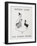 Mother Goose. Old Lady With Goose-Arthur Rackham-Framed Giclee Print