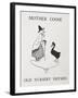 Mother Goose. Old Lady With Goose-Arthur Rackham-Framed Giclee Print