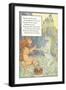 Mother Goose Rhyme, Lion and Unicorn-null-Framed Art Print
