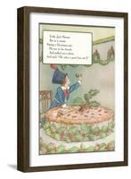 Mother Goose Rhyme, Little Jack Horner-null-Framed Art Print