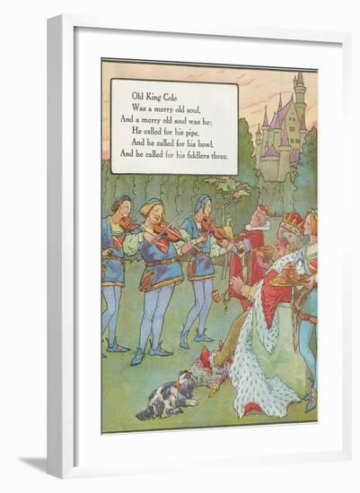 Mother Goose Rhyme, Old King Cole-null-Framed Art Print