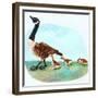 Mother Goose-Judy Mastrangelo-Framed Premium Giclee Print