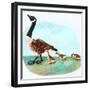 Mother Goose-Judy Mastrangelo-Framed Premium Giclee Print