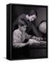 Mother Helping Son with Homework-Philip Gendreau-Framed Stretched Canvas