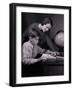 Mother Helping Son with Homework-Philip Gendreau-Framed Photographic Print