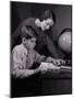 Mother Helping Son with Homework-Philip Gendreau-Mounted Photographic Print