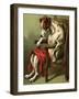 Mother Hubbard, Chair-Harrison Weir-Framed Art Print