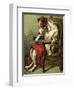 Mother Hubbard, Chair-Harrison Weir-Framed Art Print