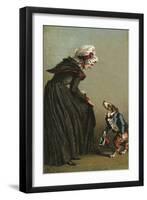 Mother Hubbard, Curtsey-Harrison Weir-Framed Art Print