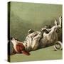 Mother Hubbard, Dog Dead-Harrison Weir-Stretched Canvas