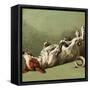 Mother Hubbard, Dog Dead-Harrison Weir-Framed Stretched Canvas