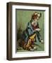 Mother Hubbard, Dressed-Harrison Weir-Framed Art Print