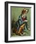 Mother Hubbard, Dressed-Harrison Weir-Framed Art Print