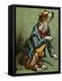 Mother Hubbard, Dressed-Harrison Weir-Framed Stretched Canvas