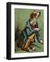 Mother Hubbard, Dressed-Harrison Weir-Framed Art Print