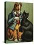 Mother Hubbard, Feed Cat-Harrison Weir-Stretched Canvas