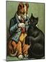 Mother Hubbard, Feed Cat-Harrison Weir-Mounted Art Print