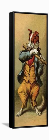 Mother Hubbard, Flute-Harrison Weir-Framed Stretched Canvas