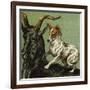 Mother Hubbard, Goat-Harrison Weir-Framed Premium Giclee Print