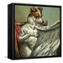 Mother Hubbard, Reading-Harrison Weir-Framed Stretched Canvas