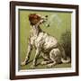 Mother Hubbard, Smoking-Harrison Weir-Framed Art Print