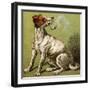 Mother Hubbard, Smoking-Harrison Weir-Framed Art Print