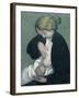 Mother in a Black Shirt, 1895-Maurice Denis-Framed Giclee Print