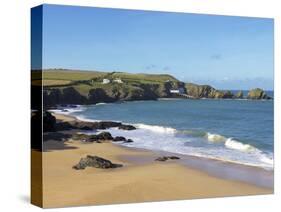 Mother Ivey's Bay, Cornwall, England, United Kingdom, Europe-Jeremy Lightfoot-Stretched Canvas