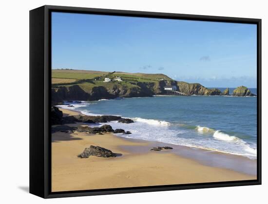 Mother Ivey's Bay, Cornwall, England, United Kingdom, Europe-Jeremy Lightfoot-Framed Stretched Canvas