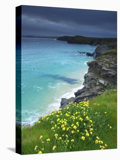 Mother Ivey's Bay, Padstow, Cornwall, England, United Kingdom, Europe-Jeremy Lightfoot-Stretched Canvas