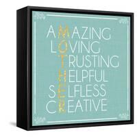 Mother Letters-Lauren Gibbons-Framed Stretched Canvas