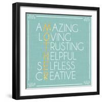 Mother Letters-Lauren Gibbons-Framed Art Print