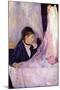 Mother Looks At Baby In The Cradle-Berthe Morisot-Mounted Art Print