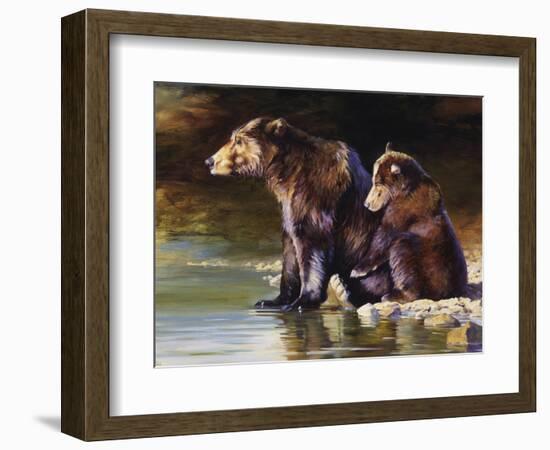 Mother Love-Julie Chapman-Framed Art Print