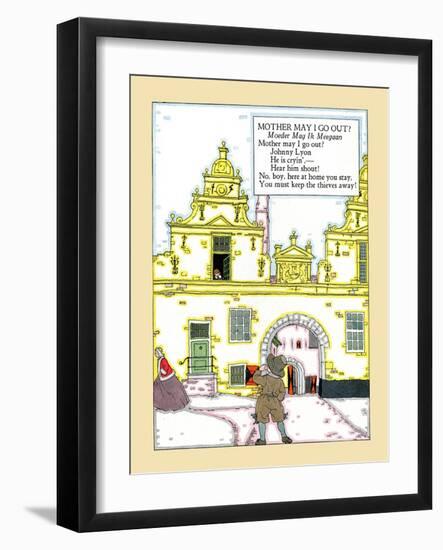 Mother May I Go Out?-Maud & Miska Petersham-Framed Art Print