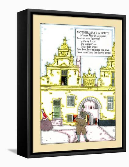 Mother May I Go Out?-Maud & Miska Petersham-Framed Stretched Canvas