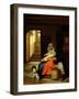 Mother Nursing Her Child, 1674-76-Pieter de Hooch-Framed Giclee Print