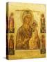 Mother of God Smolenskaia, Possibly Novgorod School, 17th Century-null-Stretched Canvas